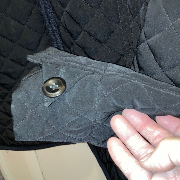 Croft & Barrow Black Quilted Winter Coat Hooded 2X - Picture 4 of 5
